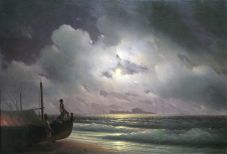 О картине Айвазовского И.К. Лунная ночь. 1843