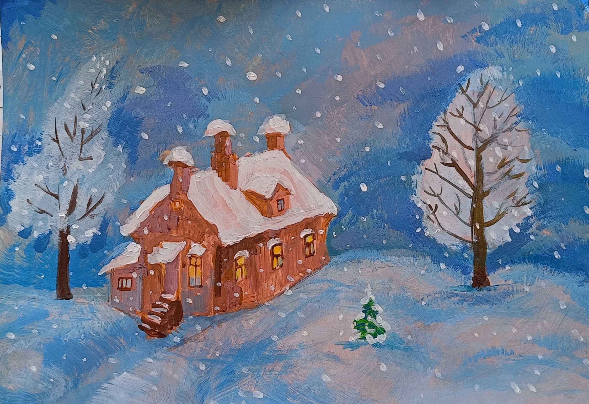 Творческое занятие «Новогоднее настроение» 28 декабря