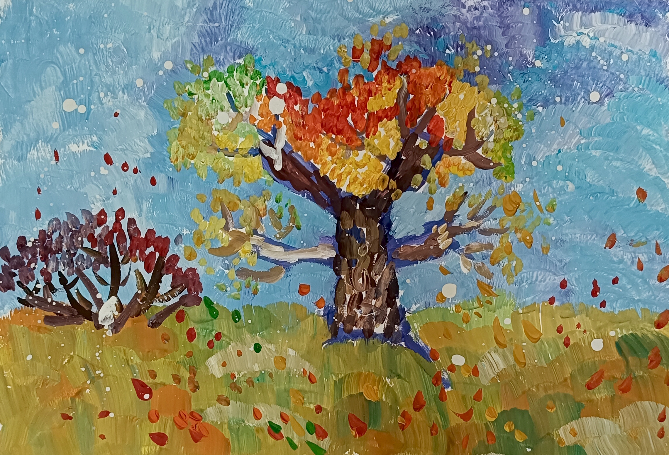 Творческое занятие «Начало зимы» 7 декабря