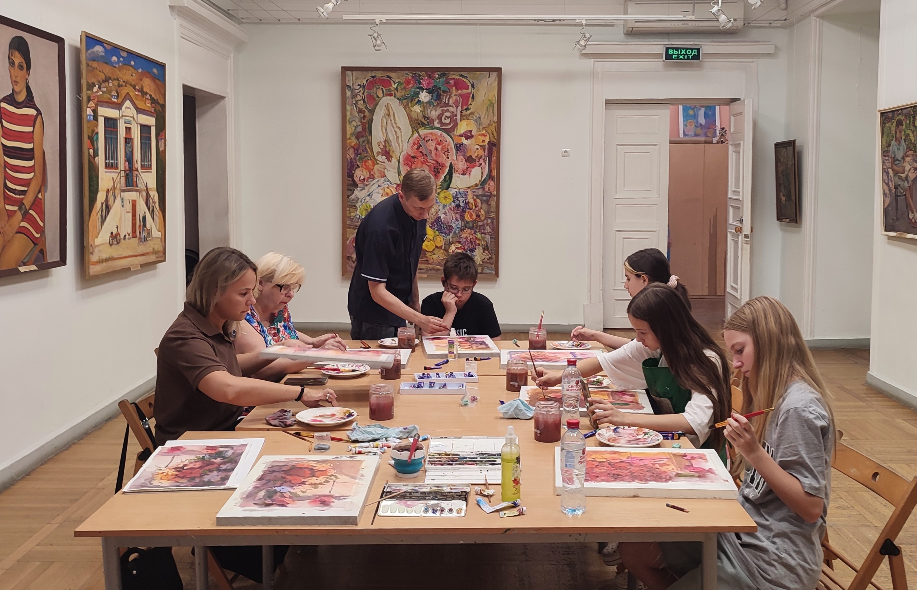 Творческое занятие по акварели «Апрельская пора» 3 апреля