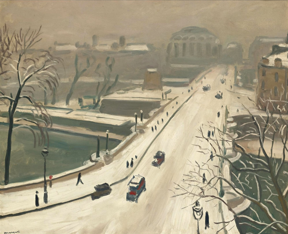 Творческое занятие «Меланхоличная зима в Париже Альбера Марке»