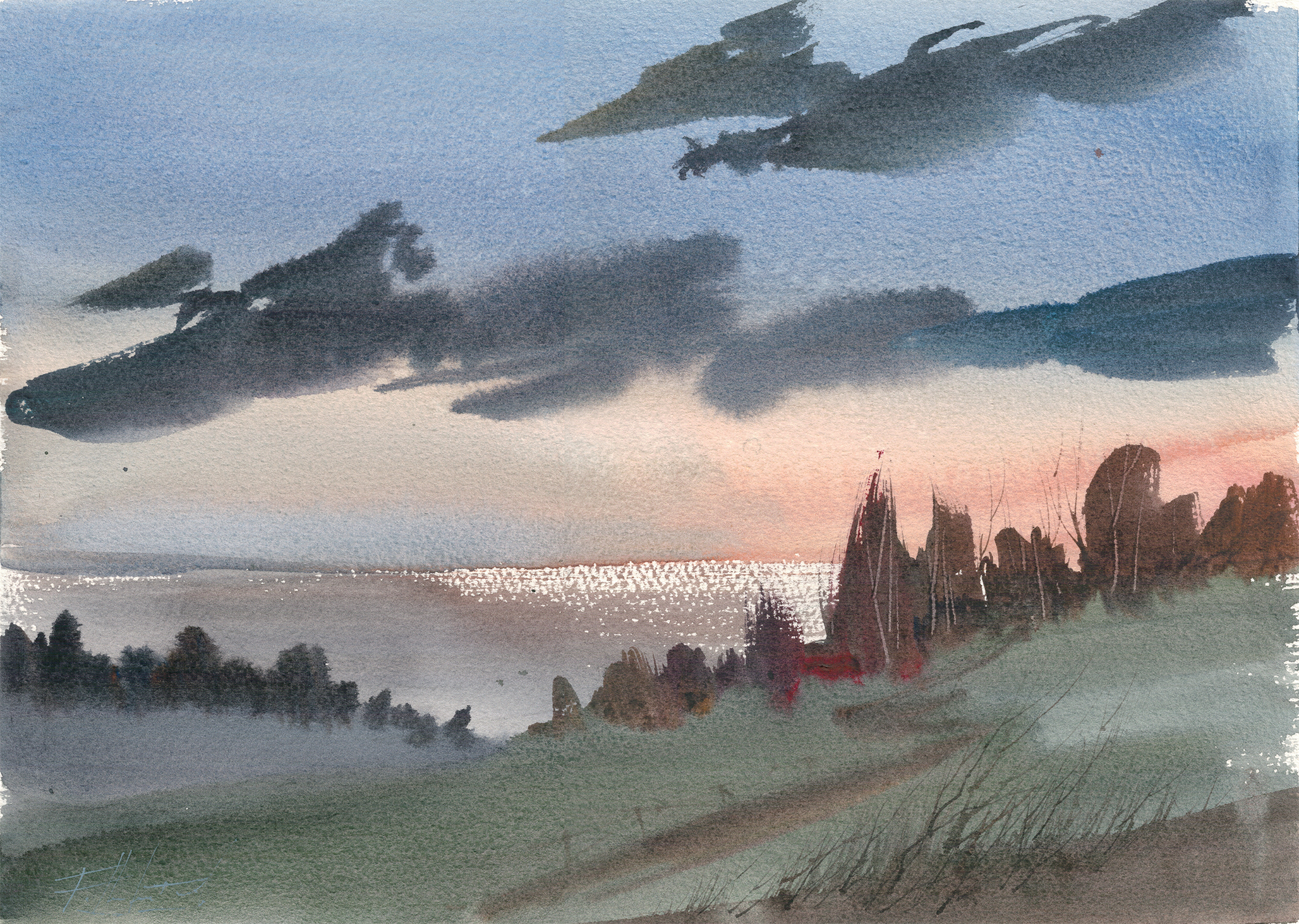 Творческое занятие по акварели «За горизонтом» 24 октября Творческое занятие по акварели «За горизонтом» 24 октября