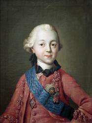 Антропов А.П. 1716-1795. Портрет великого князя Павла Петровича, впоследствии императора Павла I. 1765. Холст, масло