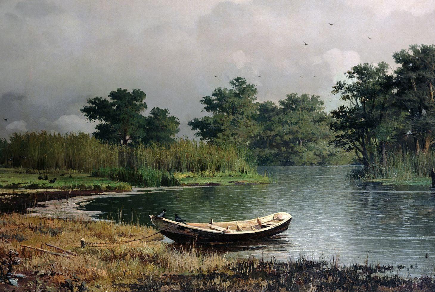 Творческое занятие «Лодка на берегу» 25 мая