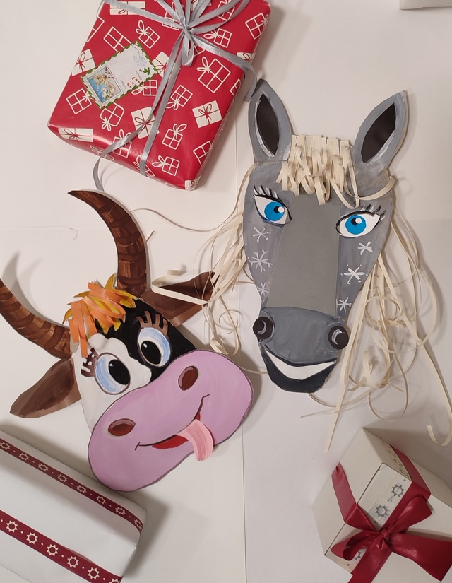 Творческое занятие «Маски–колядки» 4 января