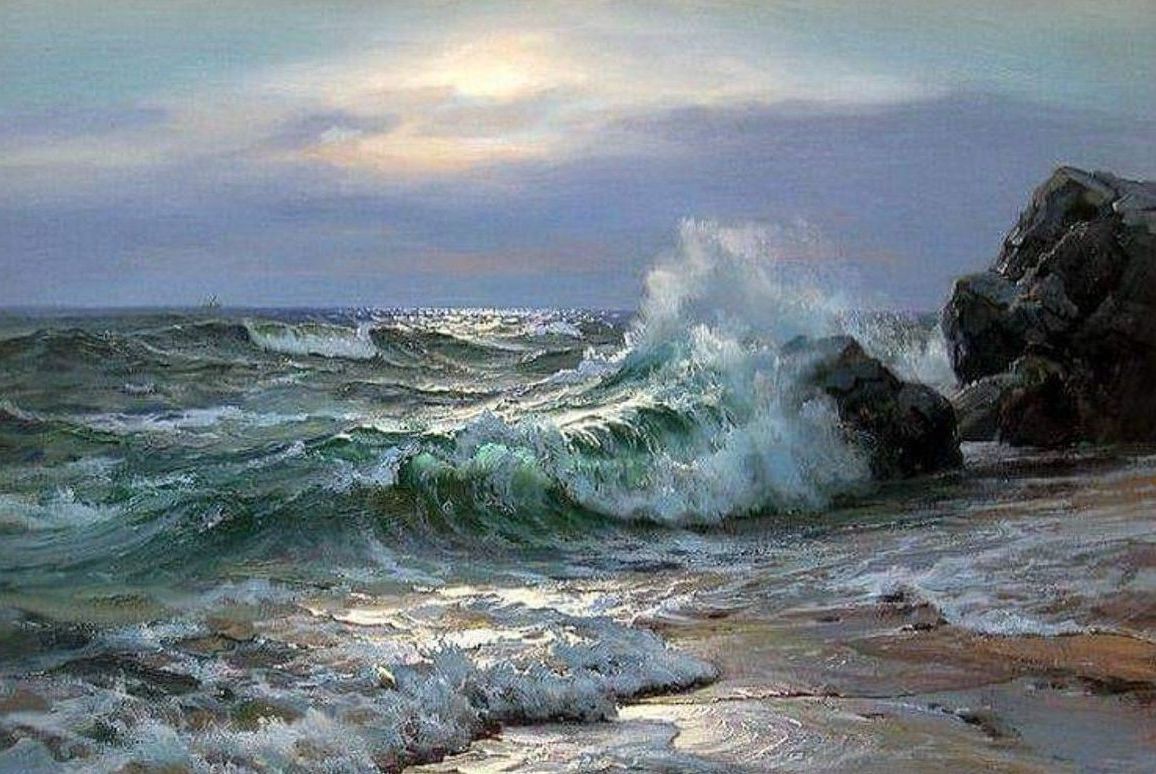 Творческое занятие «Каменистый берег» 11 мая