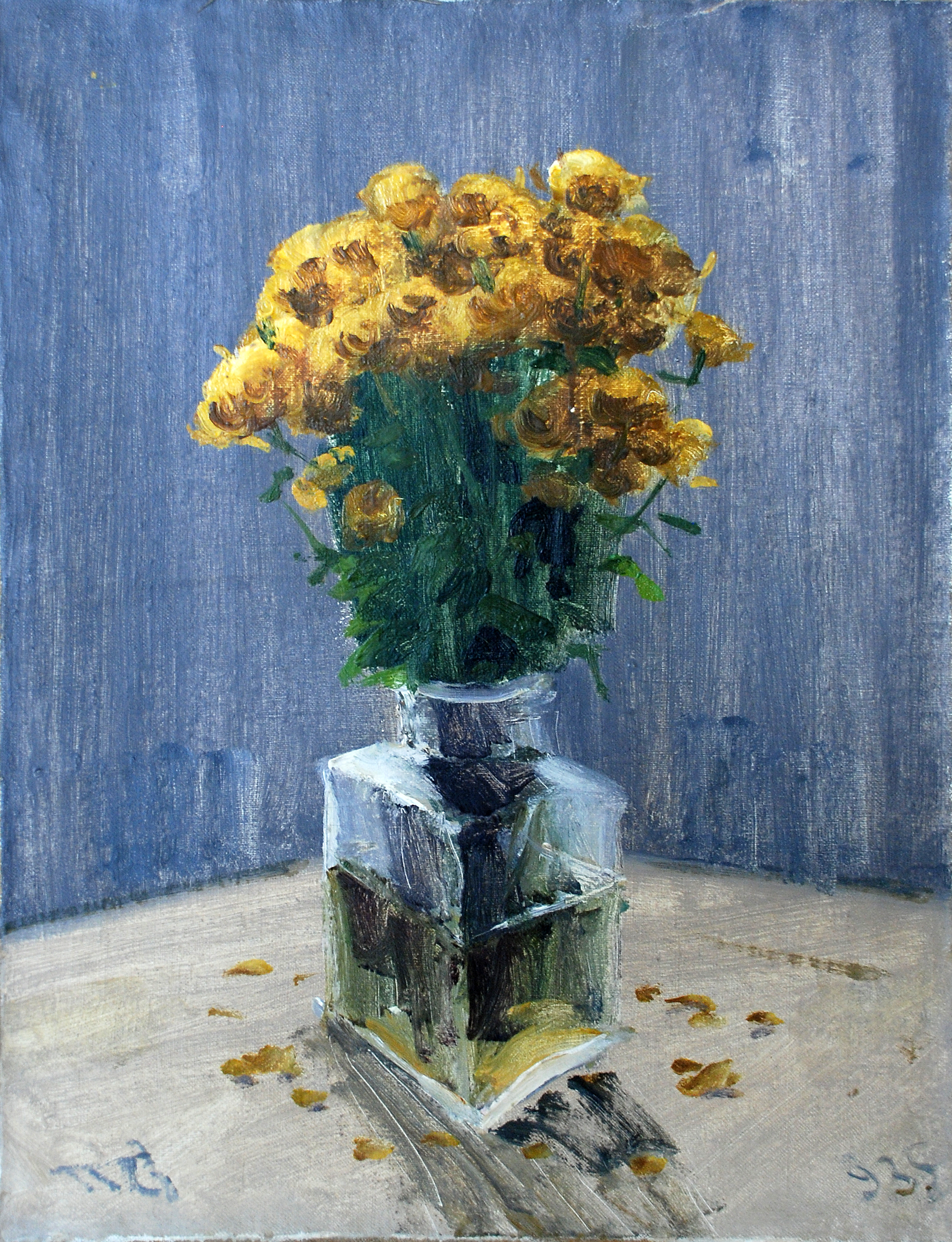 Творческое занятие «Гринберг  В.А. Натюрморт с желтыми цветами»