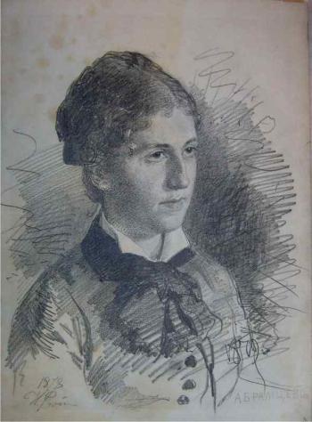 И. Е. Репин. Женский портрет. 1878-1879. РОМИИ