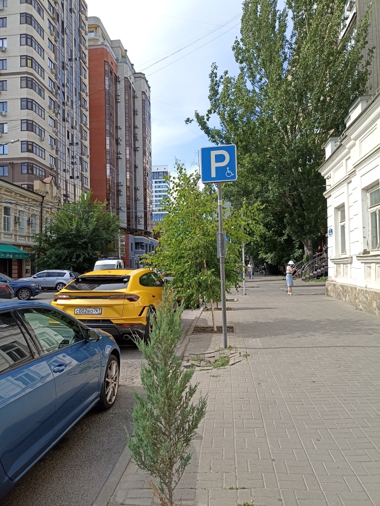 Доступная среда, инвалиды, парковка