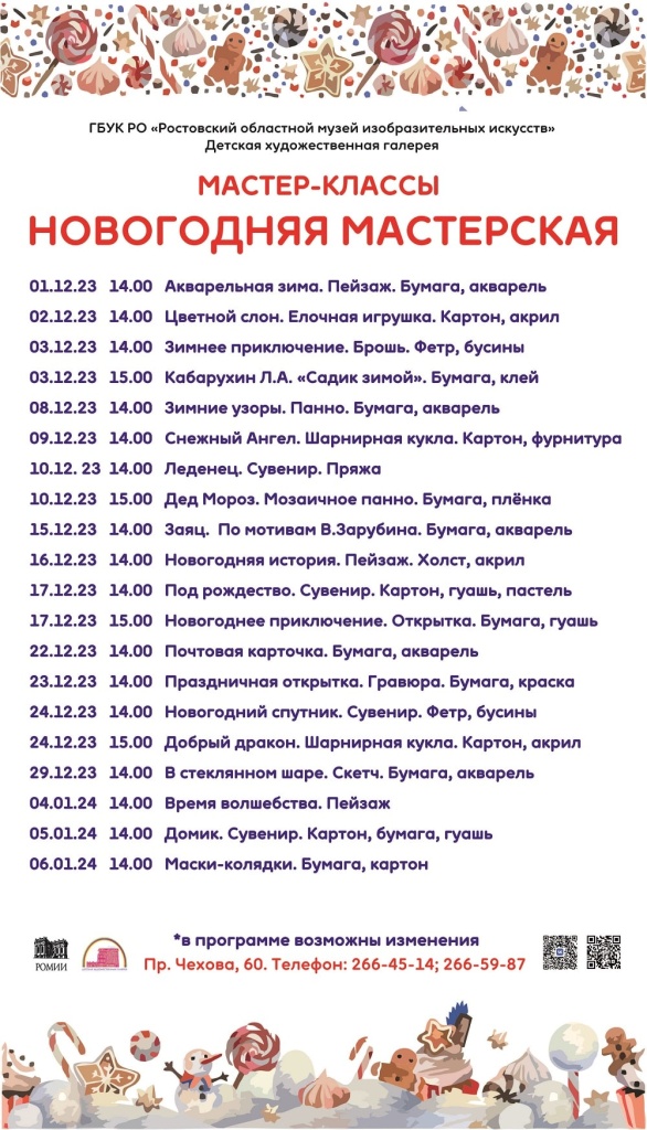 Мастер-классы, Ростов-на-Дону, занятия для детей, афиша