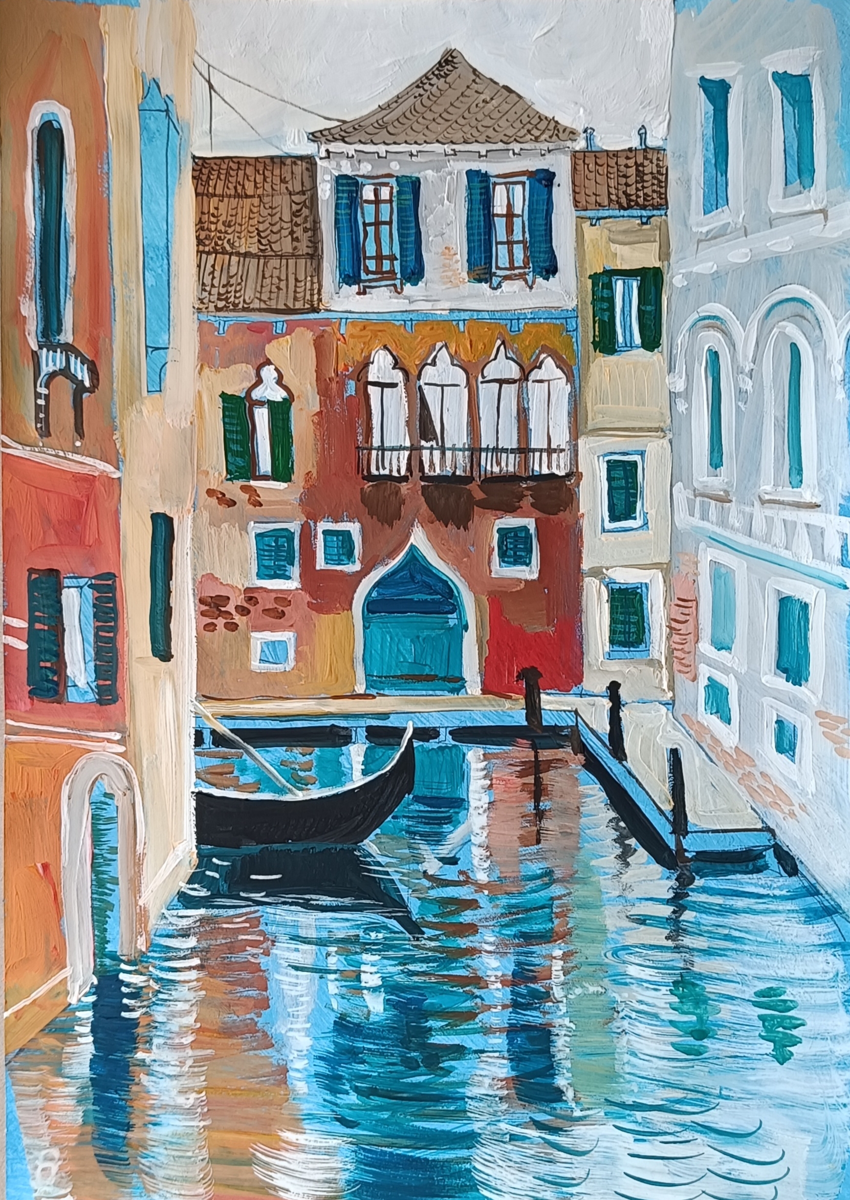 Творческое занятие «Венецианские каналы. Пейзаж» 18 мая